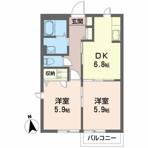 モントレー若宮　Ａ 202号室
