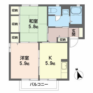 ポーシェ三月内　Ａ 201号室