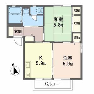 ポーシェ三月内　Ａ 202号-16