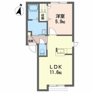 シャーメゾンＢＲＡＶＯ 202号室