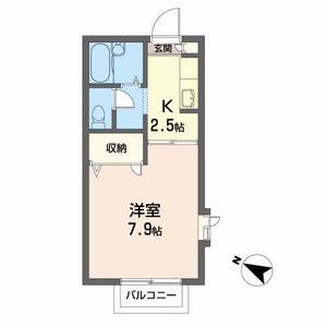 ルミエールコートＡ 208号室