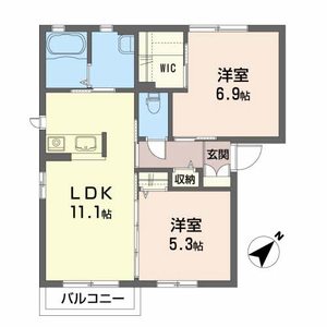 パピヨン 101号室