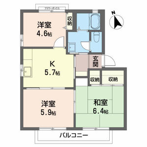 シャンボール吉岡Ａ 201号-16