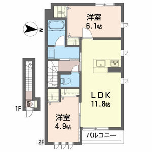 シャーメゾン　エミ 205号室