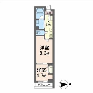 ＢＥＲＥＯ　宮千代　Ａｔｅｌｉｅｌｌ 202号室