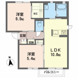 パークヒルＣ 102号-1
