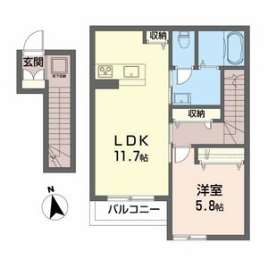 ｓｐｒｉｎｇ南鍛冶町Ⅱ A201号室