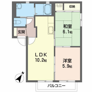 ベルハイムⅤ 201号-16