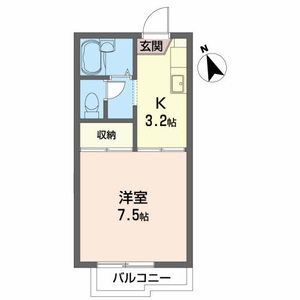 アップルコート１ 202号室
