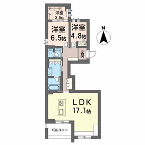 エストグラン　虎丸 401号室