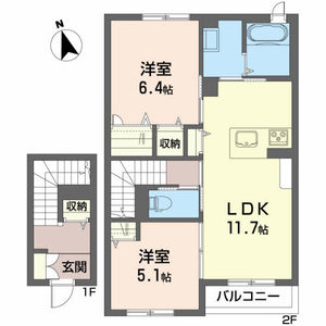 ラ・ベルメール 202号室