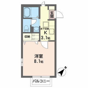 イースト・Ⅰ 106号室