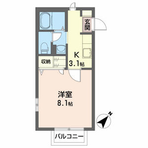 イースト・Ⅰ 206号室