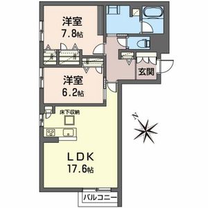 アイクレール 102号室