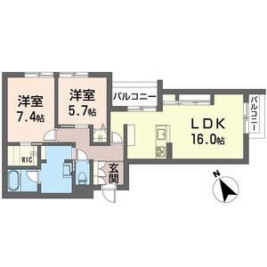 アイクレール 208号室