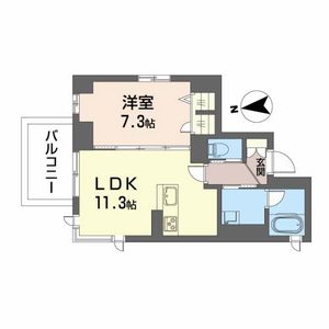 シャーメゾン新寺Ⅱ 402号室