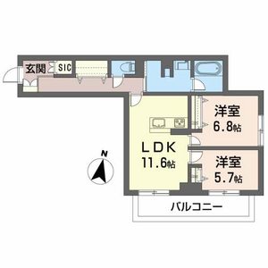 ベレオ大町 405号室