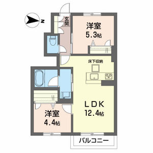 Ａｌｆｌａｔ利府町菅谷 102号室