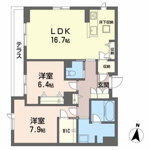 レジデンシア花楓 101号室