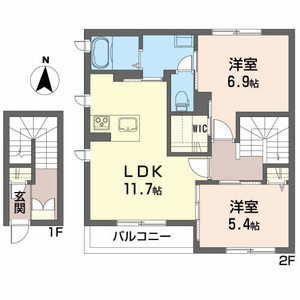 ビスタージュ広面 201号室