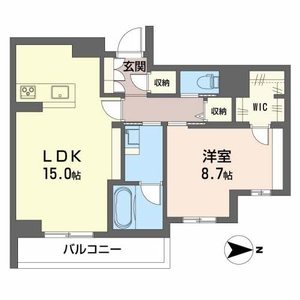 シャーメゾンロイヤル上杉305号室_間取り画像