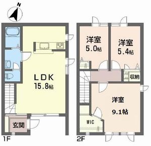ディアス・パルモ虹ヶ丘Ａ 102号室