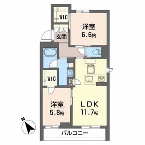 ＬＵＬＵＢＩＳⅢ美田園 103号室