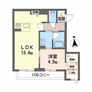 アルフラット緑町 203号室