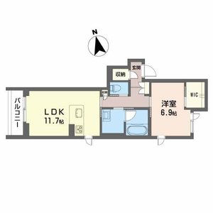 ベレオ中央通 302号室