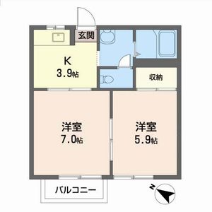 ピュアＭ・Ｋ 202号室