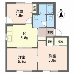 ヴィオラＳＩＮ　Ａ 102号室