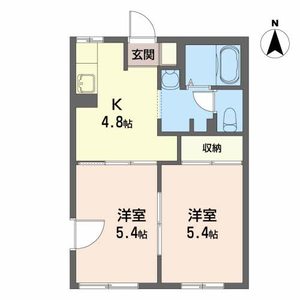 ヴィオラＳＩＮ　Ｂ 106号室