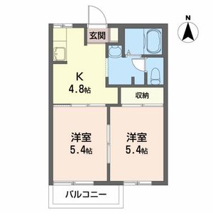ヴィオラＳＩＮ　Ｂ 205号室