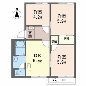 フレグランス菜恵　Ｃ 203号-16