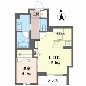 エトワール北仙台102号室_間取り画像