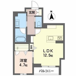 エトワール北仙台202号室_間取り画像