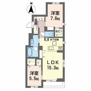 アミコート泉中央105号室_間取り画像