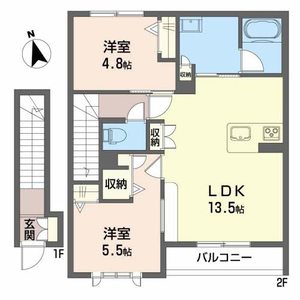 シャーメゾン　ミュール　本丸西 202号室
