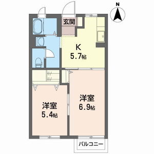 レジデンス七ツ沢　Ｃ 202号室