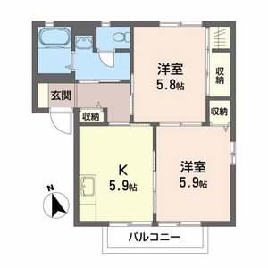 ニューガーデン　Ａ 202号-15