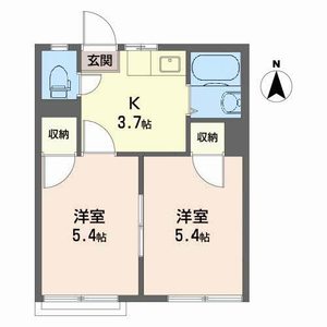朝日ヶ丘ハイツ　Ｄ 202号-16