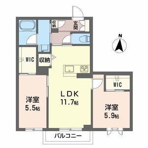 ｉ　ＧＲＡＮＤＥ 202号室