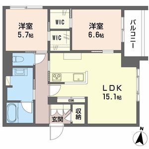 Ａｌｂｅｍａｒｌｅ上杉 303号室