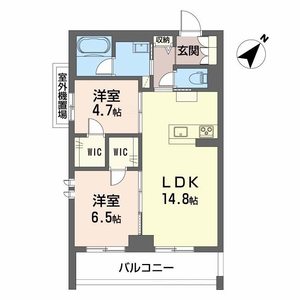 ＣＬＡＳＳＥＵＭ連坊Ⅱ 206号室