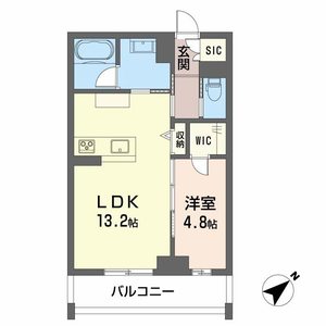 ＣＬＡＳＳＥＵＭ連坊Ⅲ 303号室