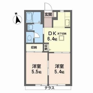 ヴィラージュ折立 102号-16