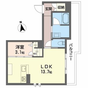 クレアール土樋 402号室