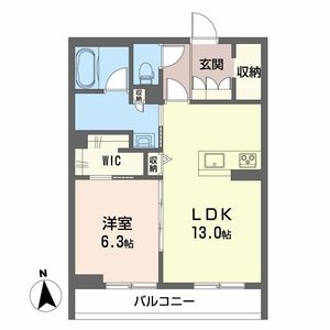 ベレオグリスィーヌ 203号室