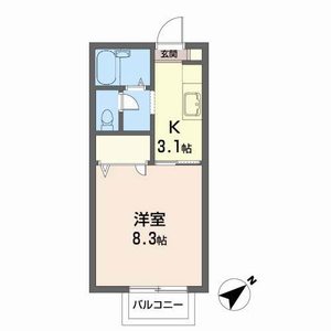 エンゼルハイツ中山 201号室