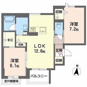 シャーメゾン虎丸 202号室